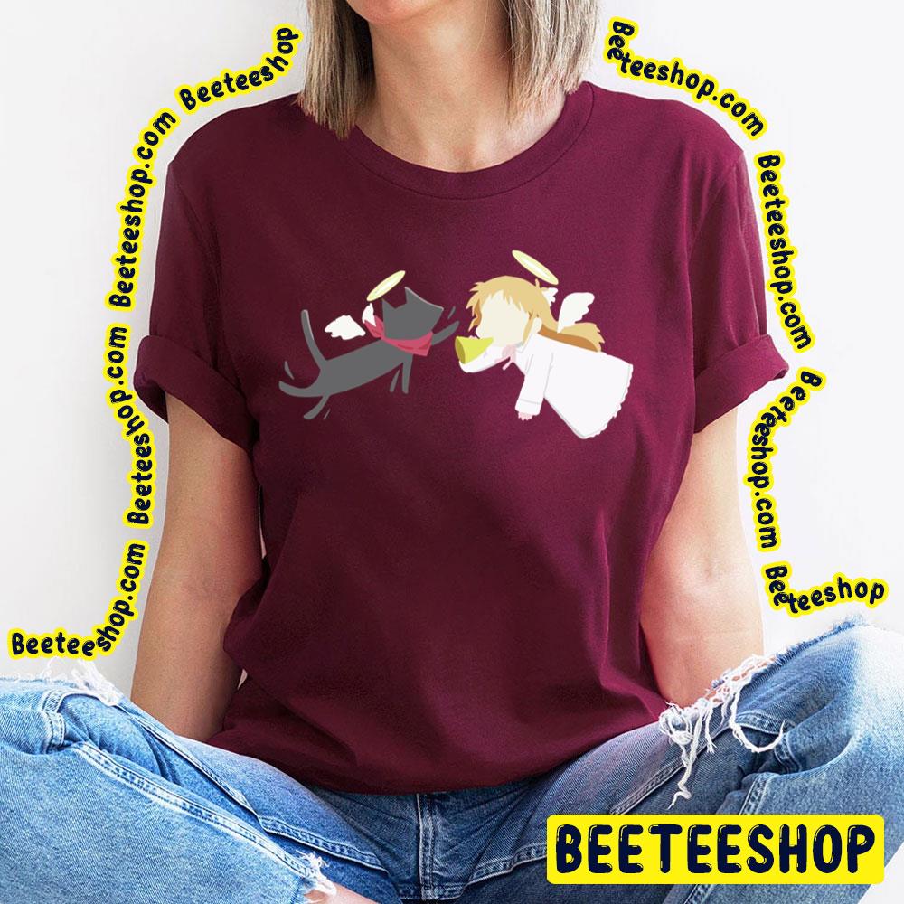 Cute Angle Sakomoto Nichijou Cat Yuuko Aioi Trending Unisex T-Shirt Cute Angle Sakomoto Nichijou Cat Yuuko Aioi Trending Unisex T-Shirt
