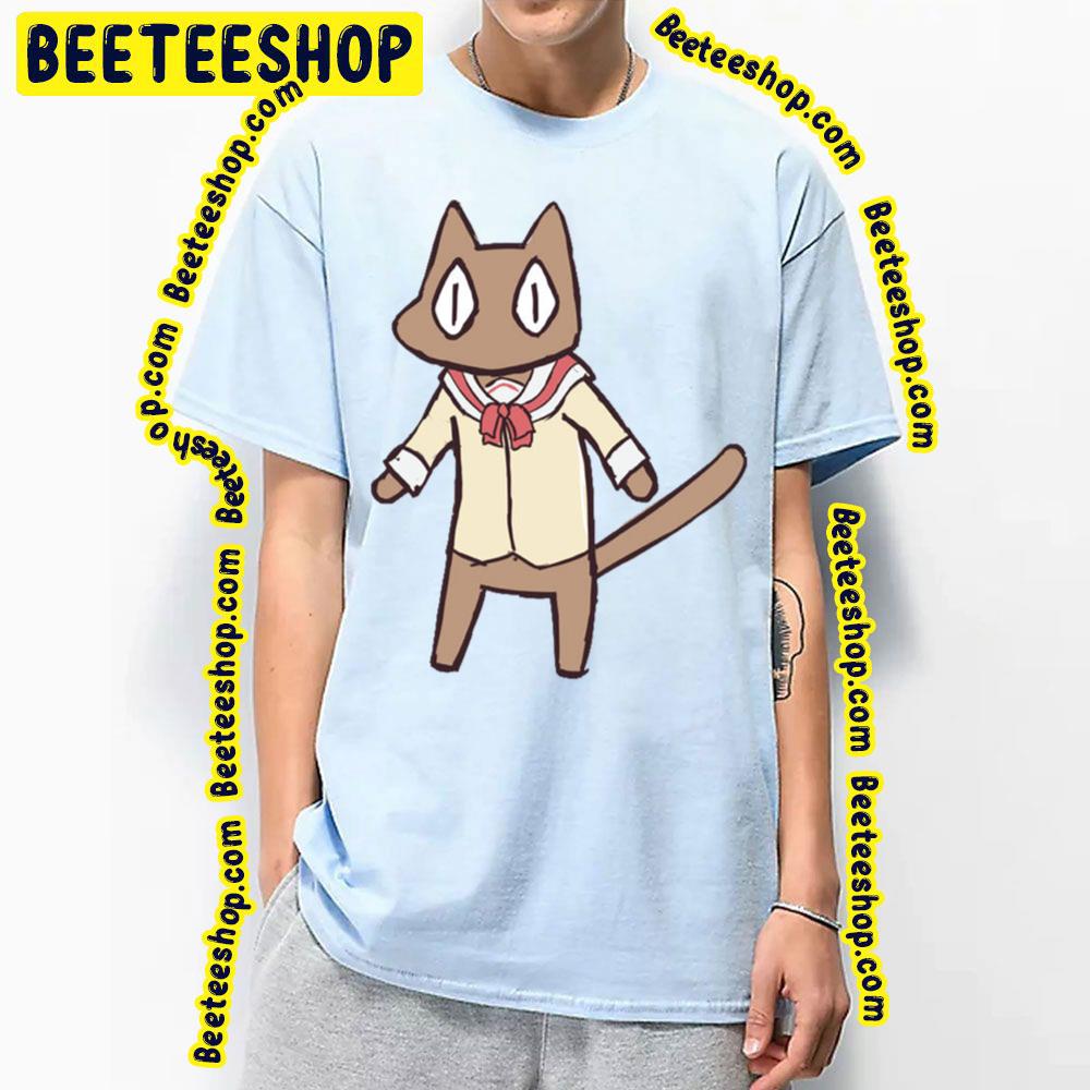 Cute Sakomoto Nichijou Cat Yuuko Aioi Nichijou Trending Unisex T-Shirt Cute Sakomoto Nichijou Cat Yuuko Aioi Nichijou Trending Unisex T-Shirt