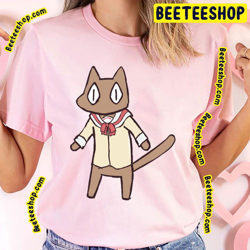 Cute Sakomoto Nichijou Cat Yuuko Aioi Nichijou Trending Unisex T-Shirt Cute Sakomoto Nichijou Cat Yuuko Aioi Nichijou Trending Unisex T-Shirt