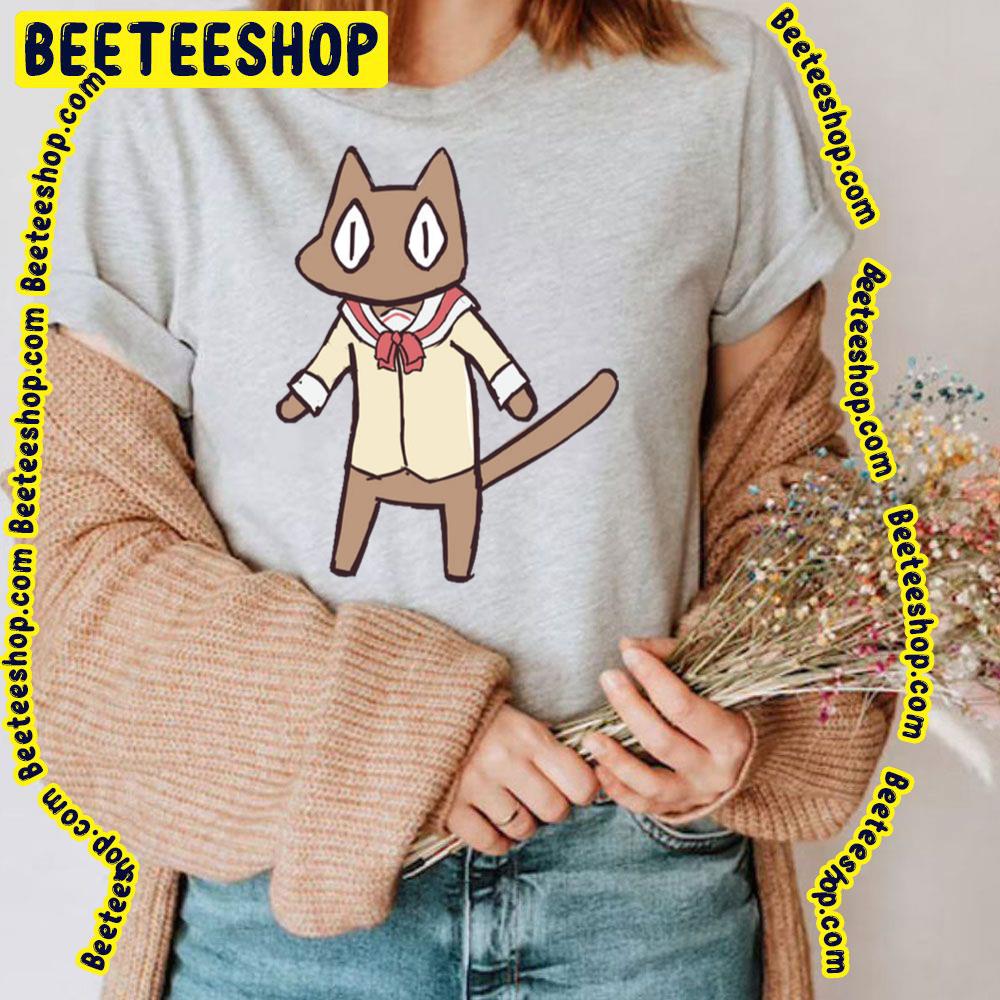 Cute Sakomoto Nichijou Cat Yuuko Aioi Nichijou Trending Unisex T-Shirt Cute Sakomoto Nichijou Cat Yuuko Aioi Nichijou Trending Unisex T-Shirt