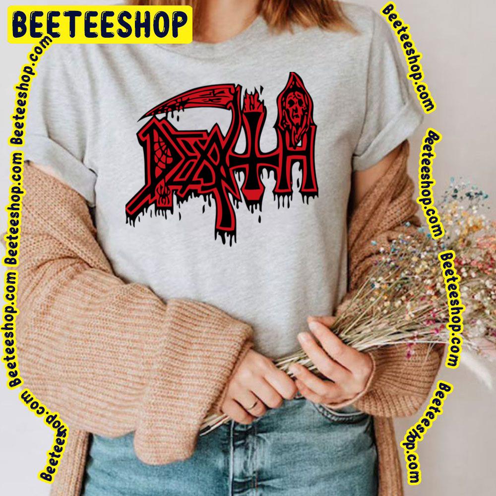 Death Logo Black Art Trending Unisex T-Shirt Death Logo Black Art Trending Unisex T-Shirt