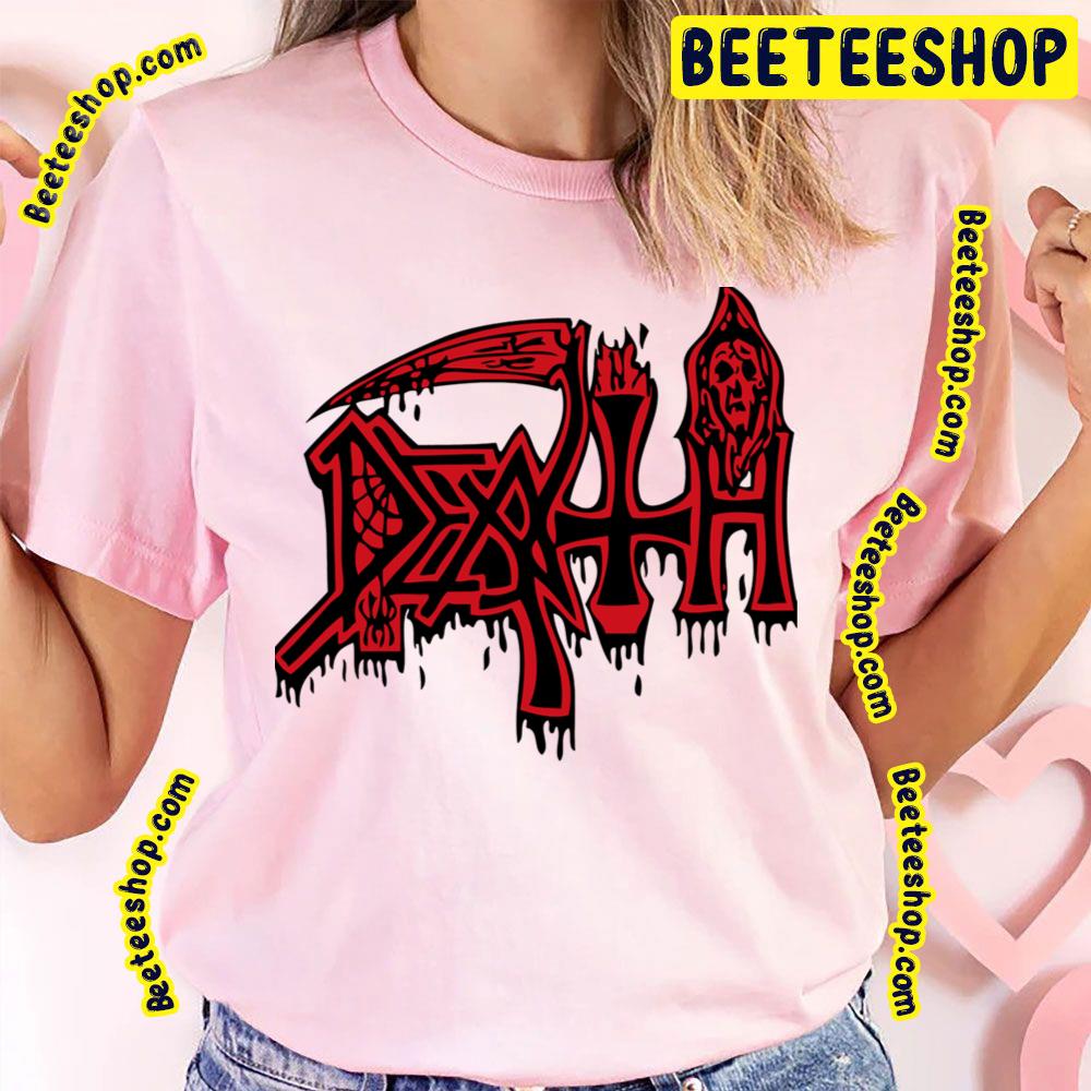 Death Logo Black Art Trending Unisex T-Shirt Death Logo Black Art Trending Unisex T-Shirt