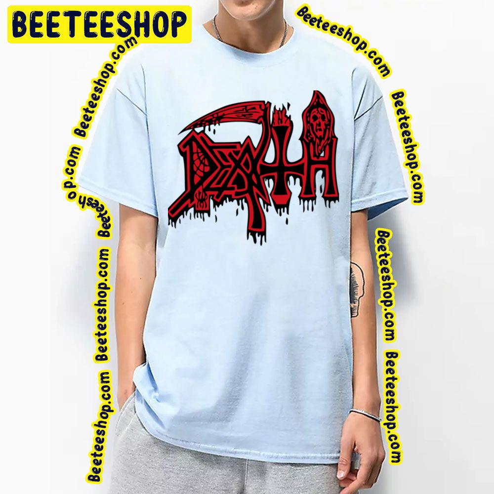 Death Logo Black Art Trending Unisex T-Shirt Death Logo Black Art Trending Unisex T-Shirt
