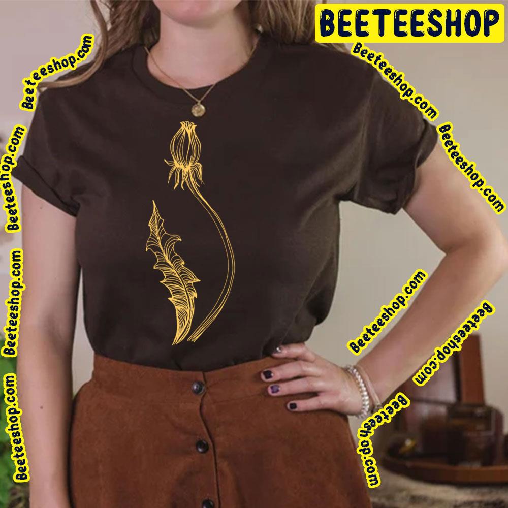 Design Golden Dandelion Trending Unisex T-Shirt Design Golden Dandelion Trending Unisex T-Shirt