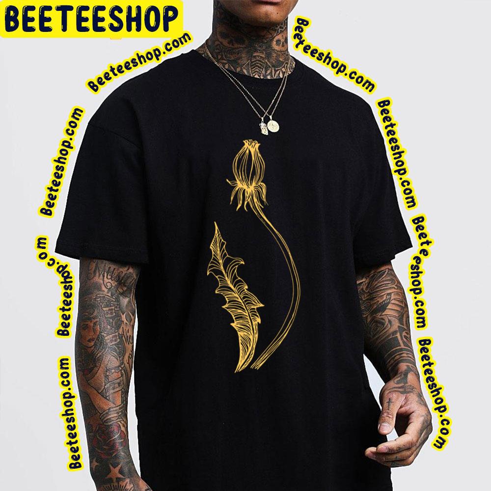 Design Golden Dandelion Trending Unisex T-Shirt Design Golden Dandelion Trending Unisex T-Shirt