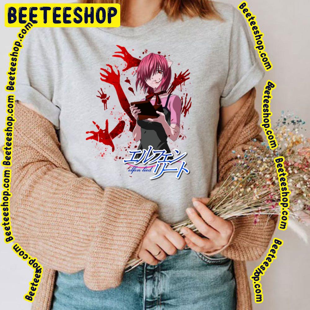Elfen Lied Blood Hands Trending Unisex T-Shirt Elfen Lied Blood Hands Trending Unisex T-Shirt