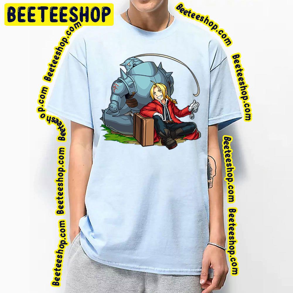 Elric Brothers Fullmetal Alchemist Trending Unisex T-Shirt Elric Brothers Fullmetal Alchemist Trending Unisex T-Shirt