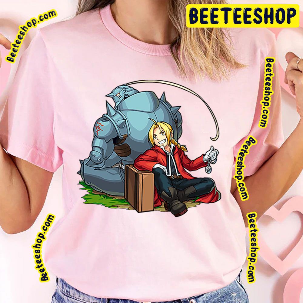 Elric Brothers Fullmetal Alchemist Trending Unisex T-Shirt Elric Brothers Fullmetal Alchemist Trending Unisex T-Shirt