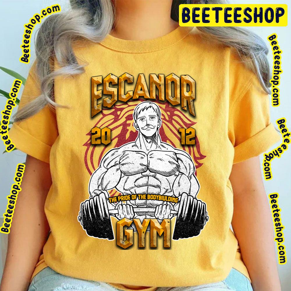Escanor Gym 2012 Seven Deadly Sins Trending Unisex T-Shirt Escanor Gym 2012 Seven Deadly Sins Trending Unisex T-Shirt
