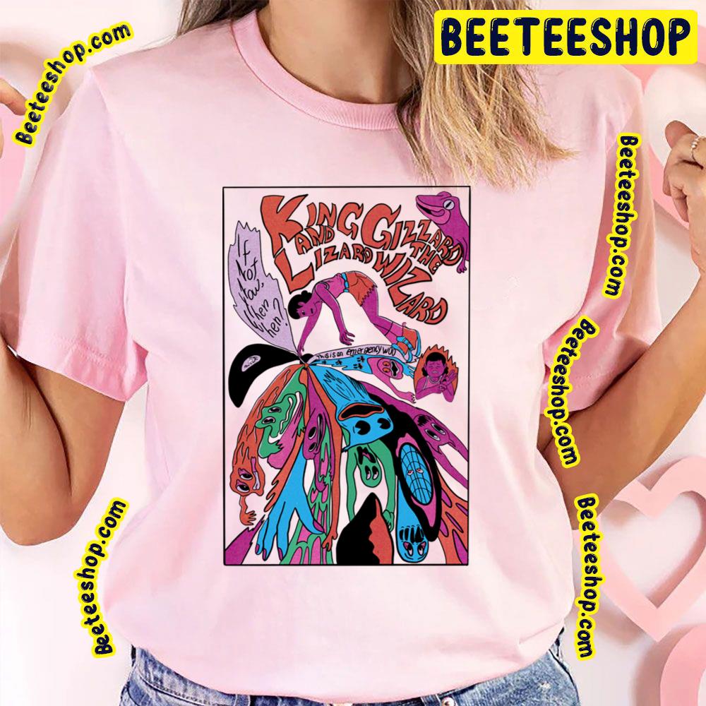 Fanart King Gizzard And The Lizard Wizard Trending Unisex T-Shirt Fanart King Gizzard And The Lizard Wizard Trending Unisex T-Shirt