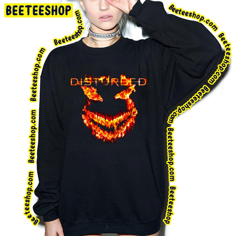 Fire Skull Disturbed Trending Unisex T-Shirt Fire Skull Disturbed Trending Unisex T-Shirt