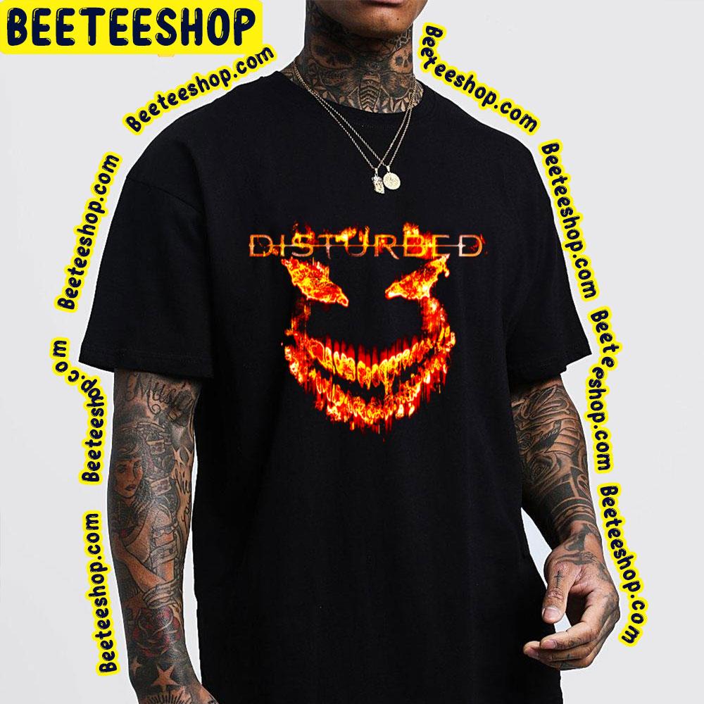 Fire Skull Disturbed Trending Unisex T-Shirt Fire Skull Disturbed Trending Unisex T-Shirt