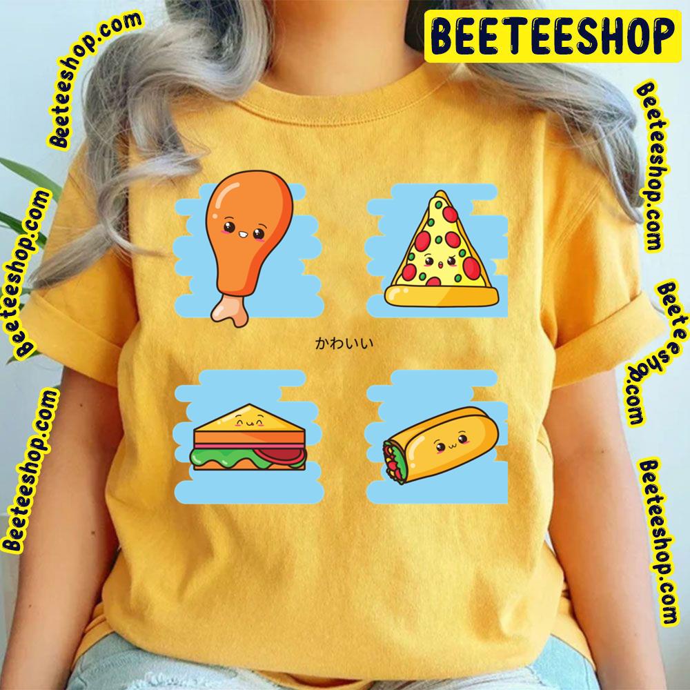 Food Menu Kawaii Artwork Trending Unisex T-Shirt Food Menu Kawaii Artwork Trending Unisex T-Shirt
