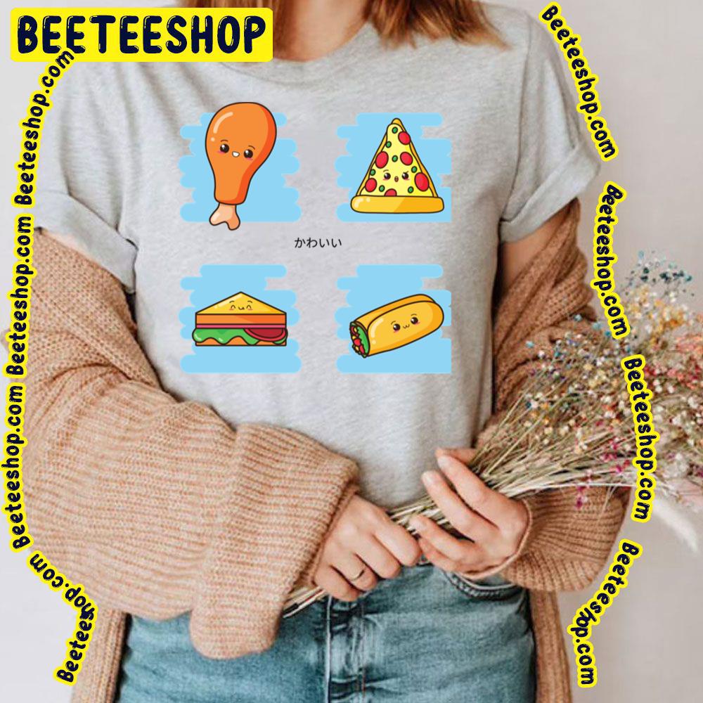 Food Menu Kawaii Artwork Trending Unisex T-Shirt Food Menu Kawaii Artwork Trending Unisex T-Shirt