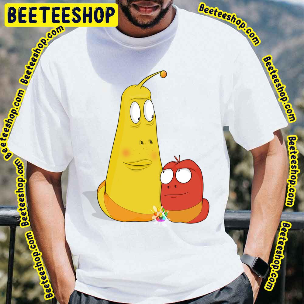 Fourlarp Red Yellow Larva Tuba Cartoon Trending Unisex T-Shirt Fourlarp Red Yellow Larva Tuba Cartoon Trending Unisex T-Shirt