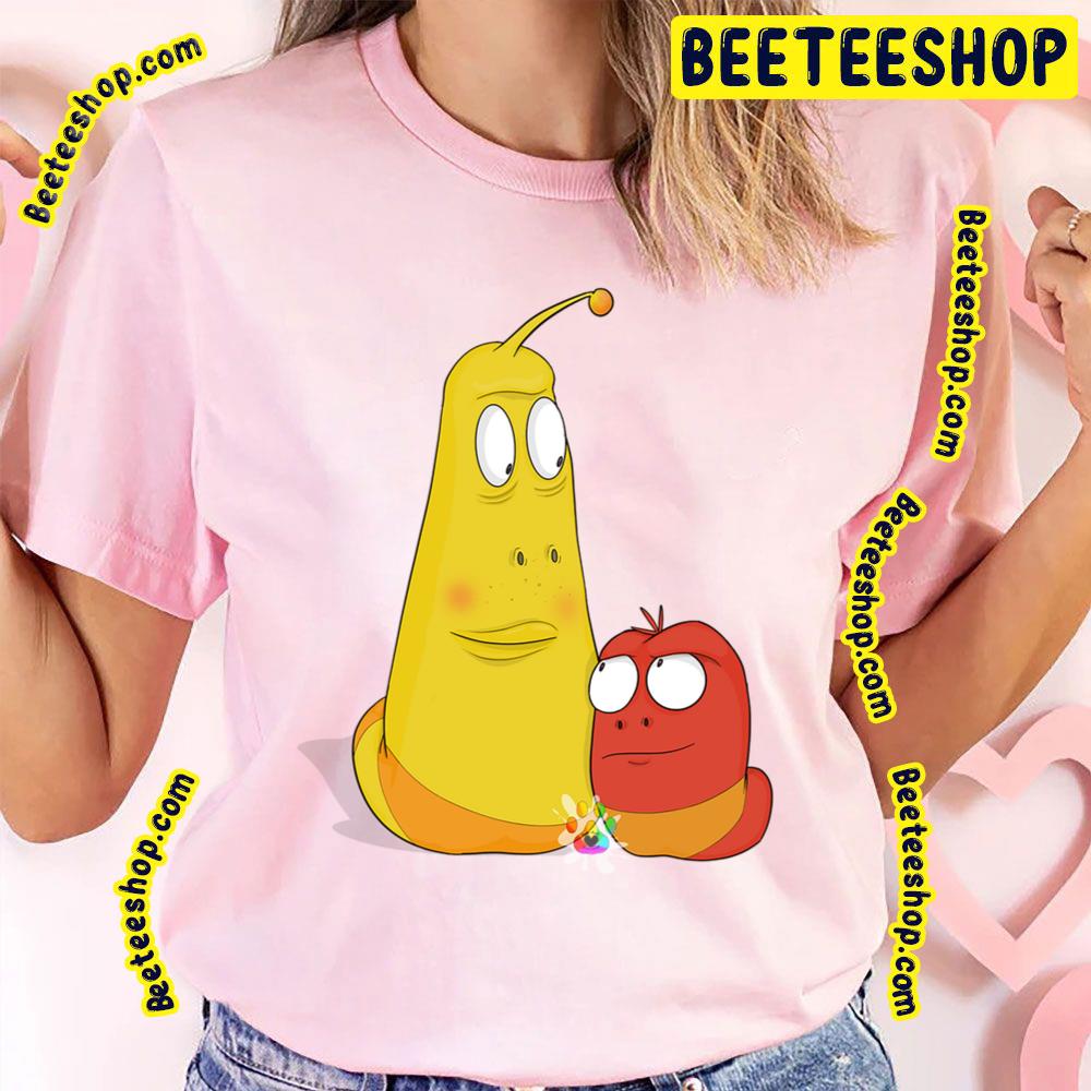 Fourlarp Red Yellow Larva Tuba Cartoon Trending Unisex T-Shirt Fourlarp Red Yellow Larva Tuba Cartoon Trending Unisex T-Shirt