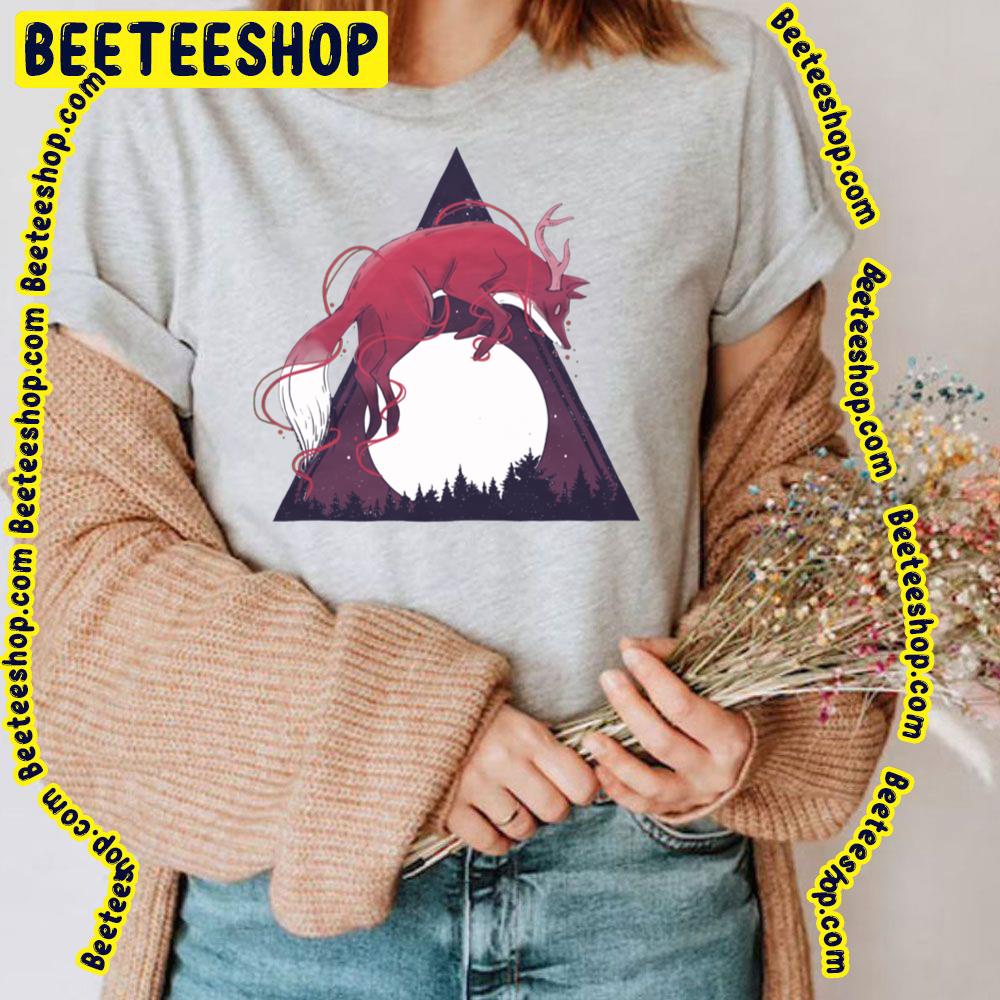 Fox' Over The Moon Trending Unisex T-Shirt Fox' Over The Moon Trending Unisex T-Shirt