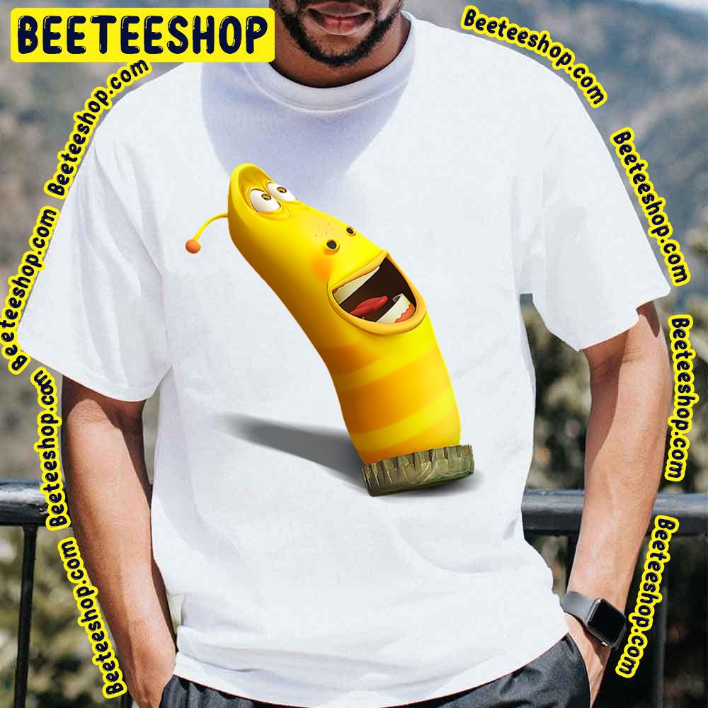 Funny Animation Caps Bottle Yellow Larva's Cute Trending Unisex T-Shirt Funny Animation Caps Bottle Yellow Larva's Cute Trending Unisex T-Shirt