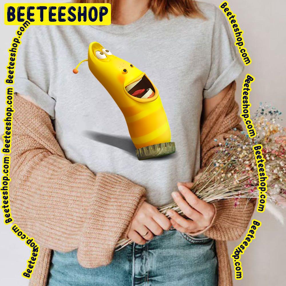 Funny Animation Caps Bottle Yellow Larva's Cute Trending Unisex T-Shirt Funny Animation Caps Bottle Yellow Larva's Cute Trending Unisex T-Shirt