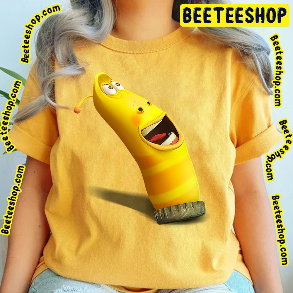 Funny Animation Caps Bottle Yellow Larva's Cute Trending Unisex T-Shirt Funny Animation Caps Bottle Yellow Larva's Cute Trending Unisex T-Shirt
