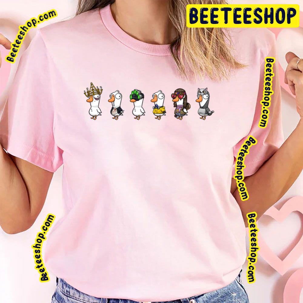 Funny Characters Goose Goose Duck Game Trending Unisex T-Shirt Funny Characters Goose Goose Duck Game Trending Unisex T-Shirt