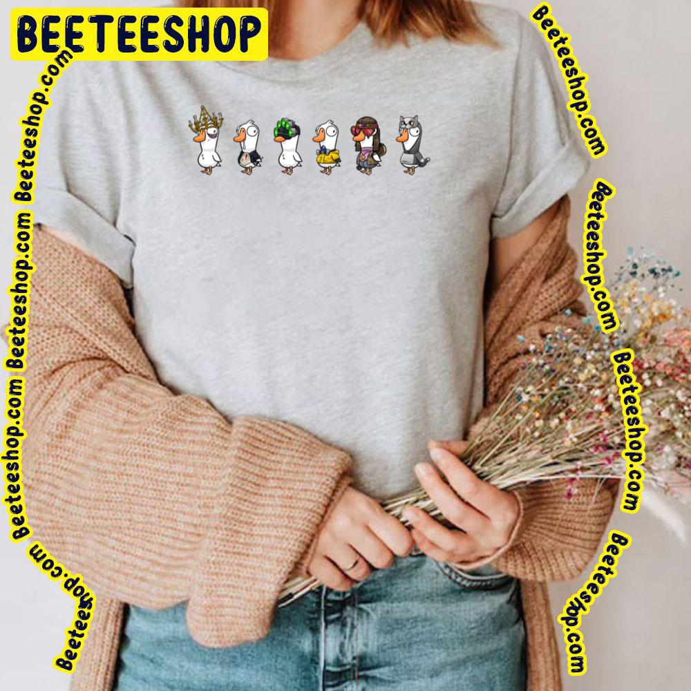 Funny Characters Goose Goose Duck Game Trending Unisex T-Shirt Funny Characters Goose Goose Duck Game Trending Unisex T-Shirt