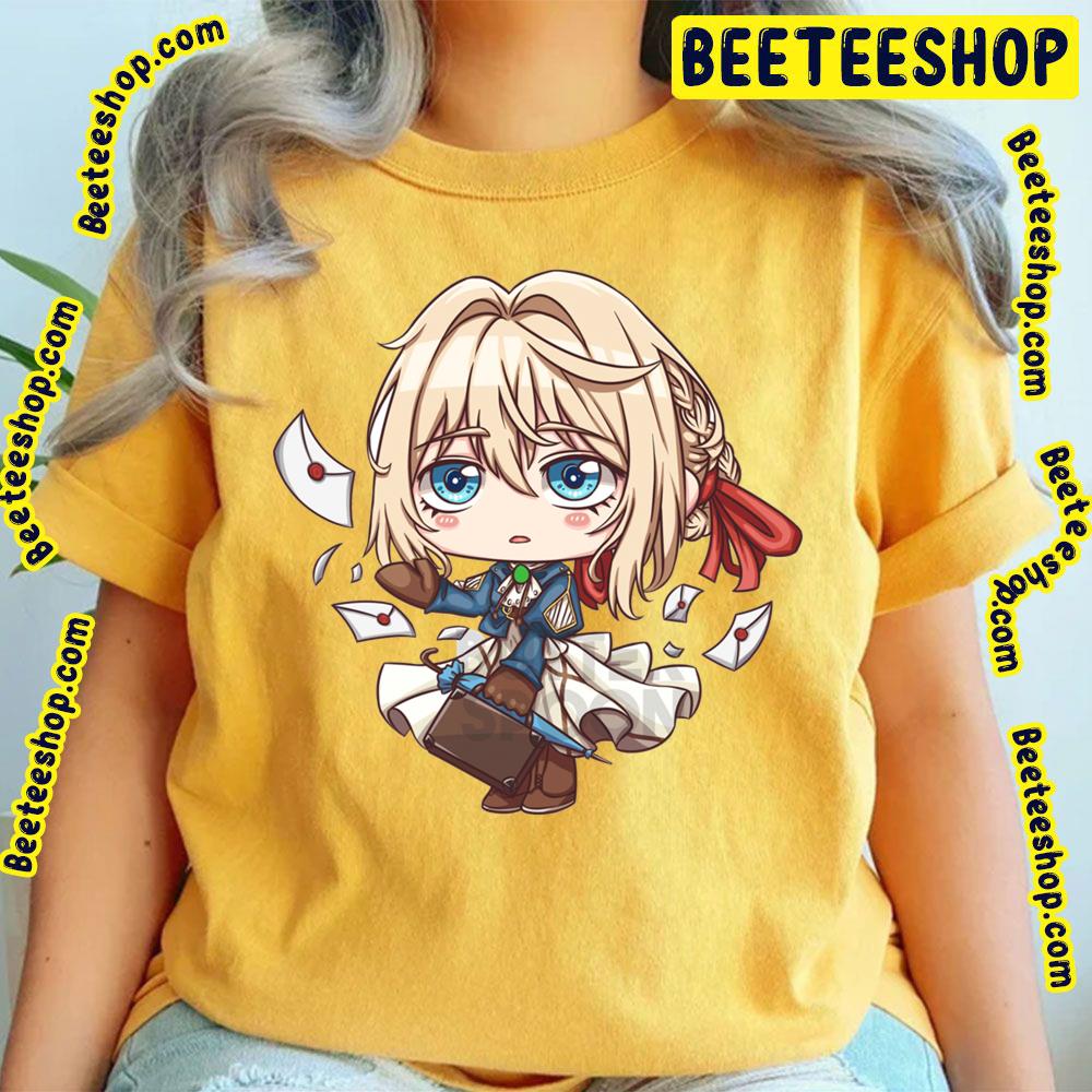 Funny Chibi Violet Evergarden Trending Unisex T-Shirt Funny Chibi Violet Evergarden Trending Unisex T-Shirt