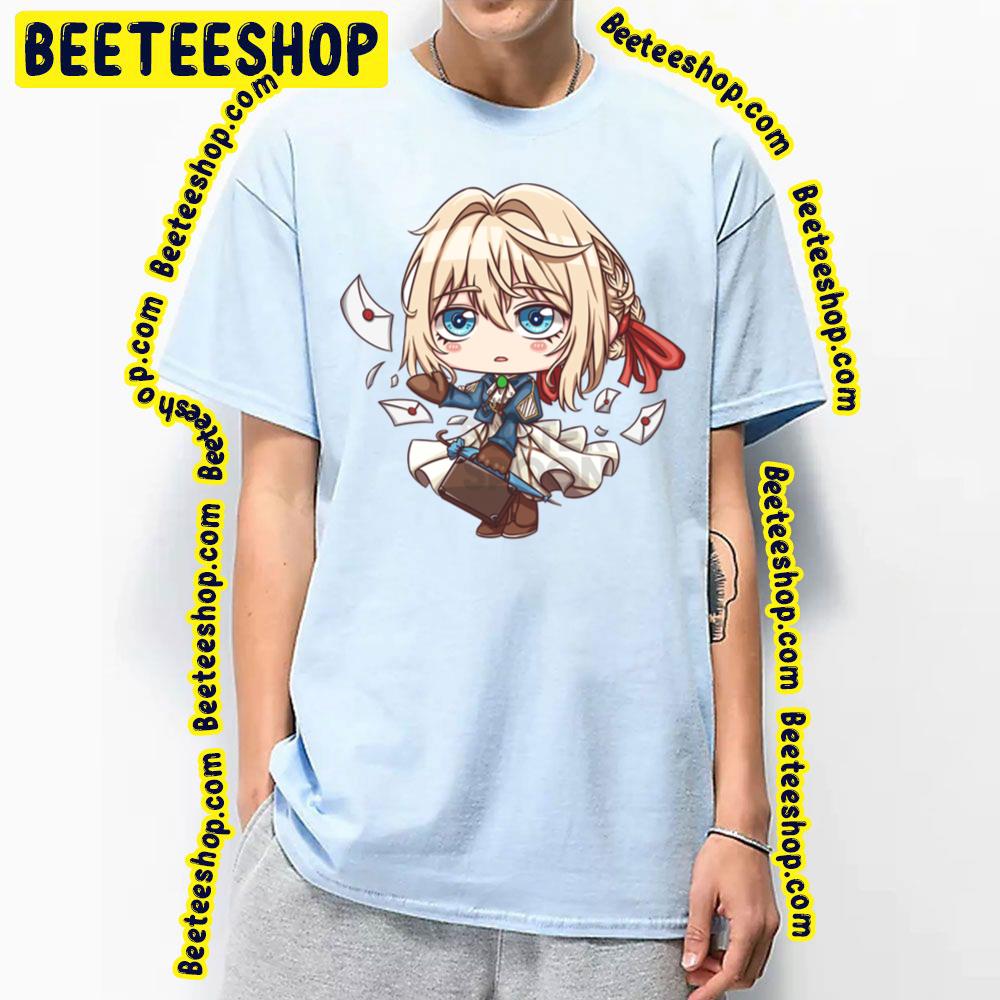 Funny Chibi Violet Evergarden Trending Unisex T-Shirt Funny Chibi Violet Evergarden Trending Unisex T-Shirt