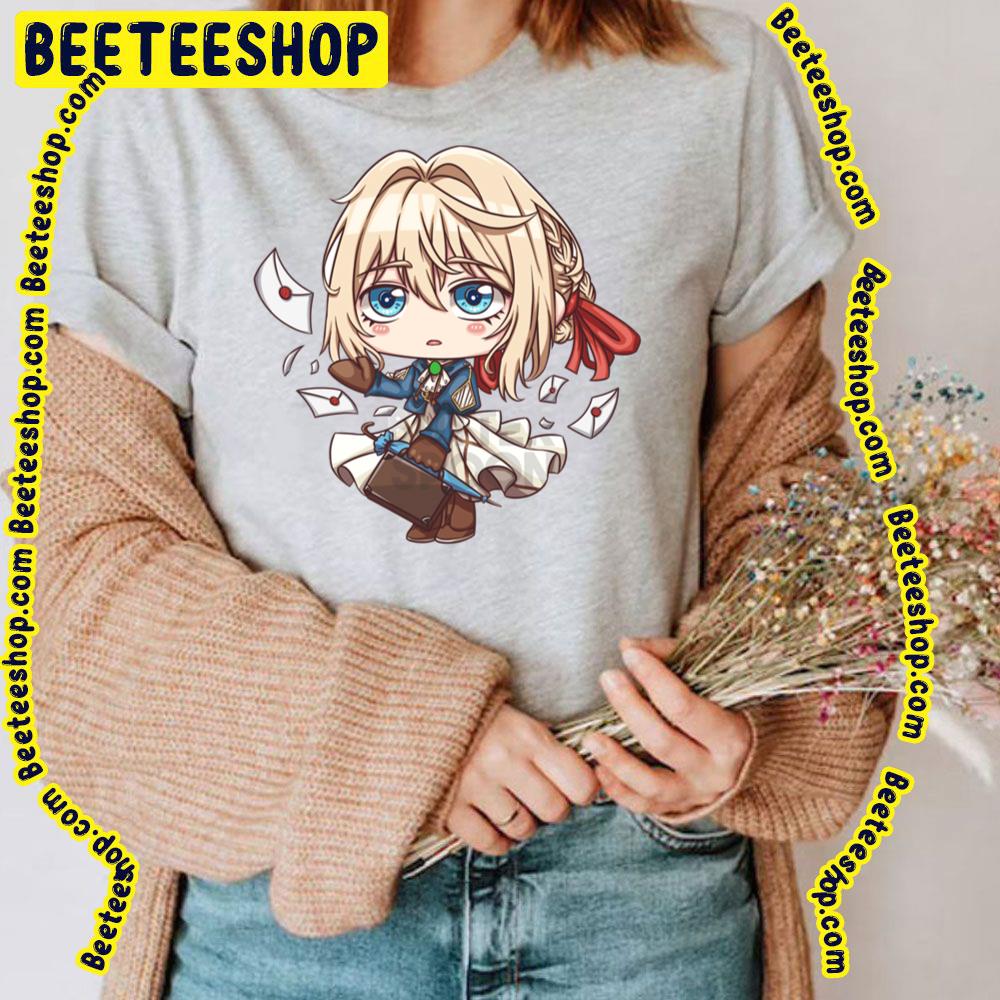 Funny Chibi Violet Evergarden Trending Unisex T-Shirt Funny Chibi Violet Evergarden Trending Unisex T-Shirt