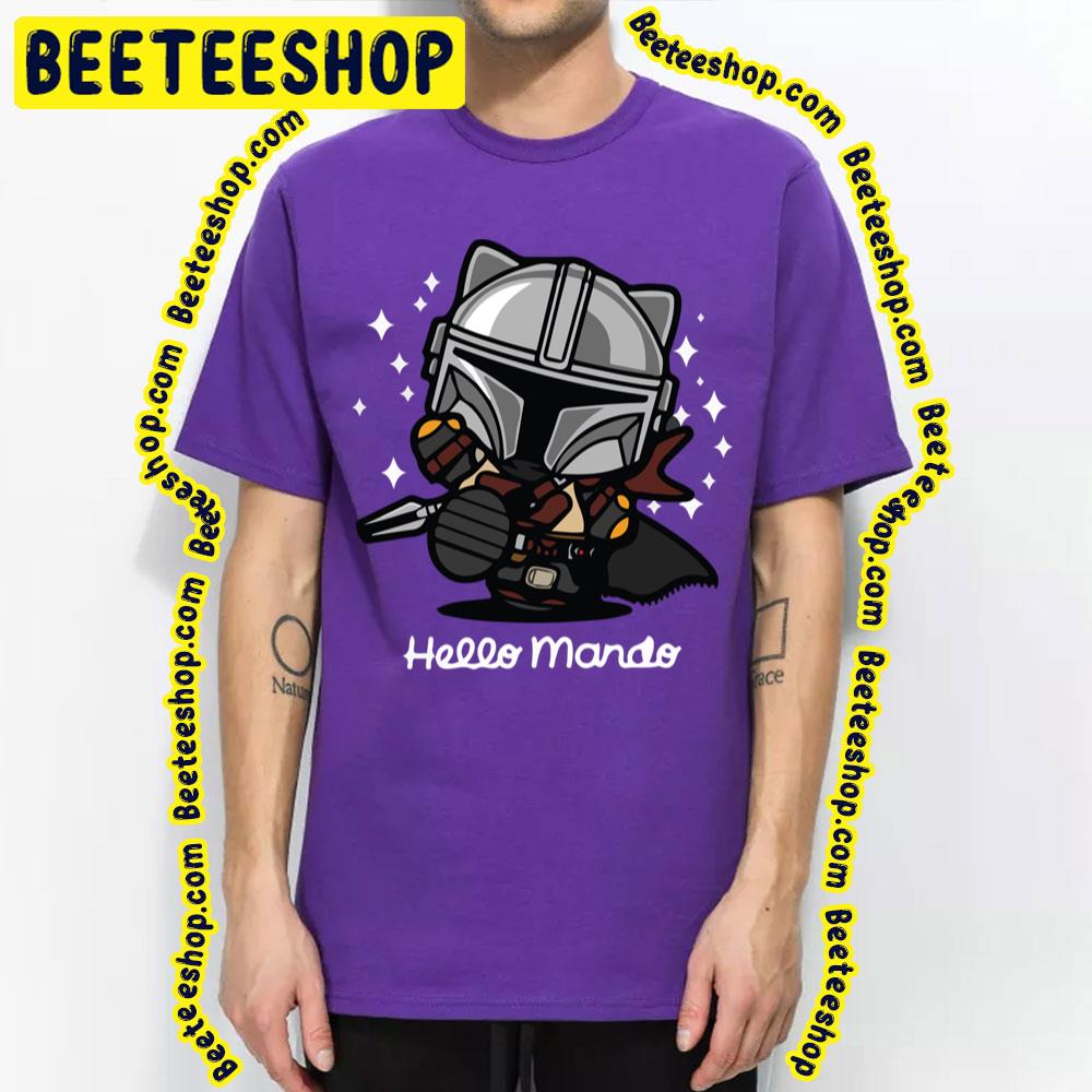 Funny Cute Layout Hello Mando Trending Unisex T-Shirt Funny Cute Layout Hello Mando Trending Unisex T-Shirt