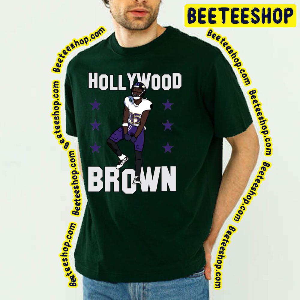 Funny Hollywood Brown Football Trending Unisex T-Shirt Funny Hollywood Brown Football Trending Unisex T-Shirt