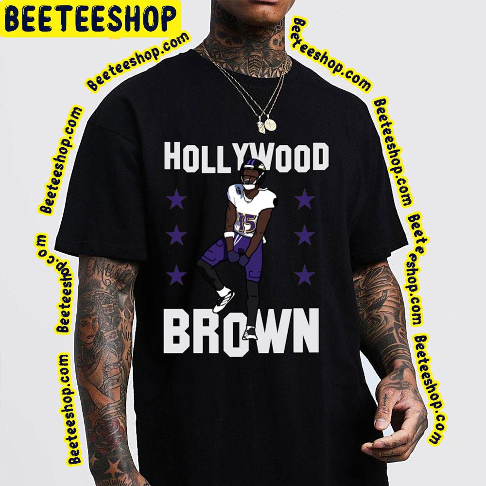 Funny Hollywood Brown Football Trending Unisex T-Shirt Funny Hollywood Brown Football Trending Unisex T-Shirt
