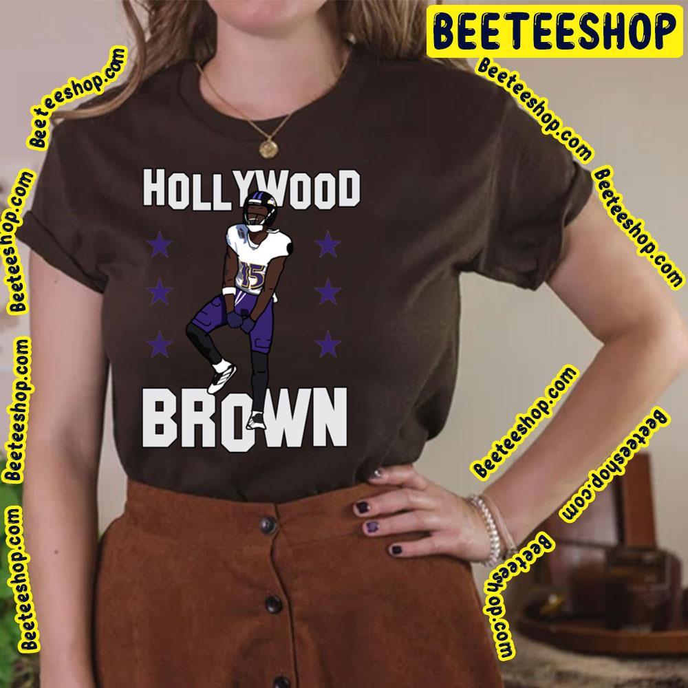 Funny Hollywood Brown Football Trending Unisex T-Shirt Funny Hollywood Brown Football Trending Unisex T-Shirt