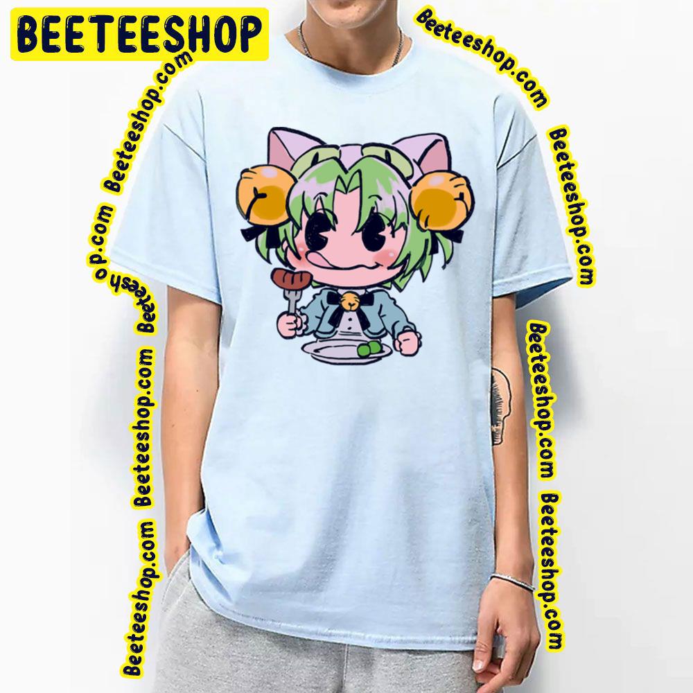 Funny Picture Of Dejiko Eating Sausage Di Gi Charat Trending Unisex T-Shirt Funny Picture Of Dejiko Eating Sausage Di Gi Charat Trending Unisex T-Shirt