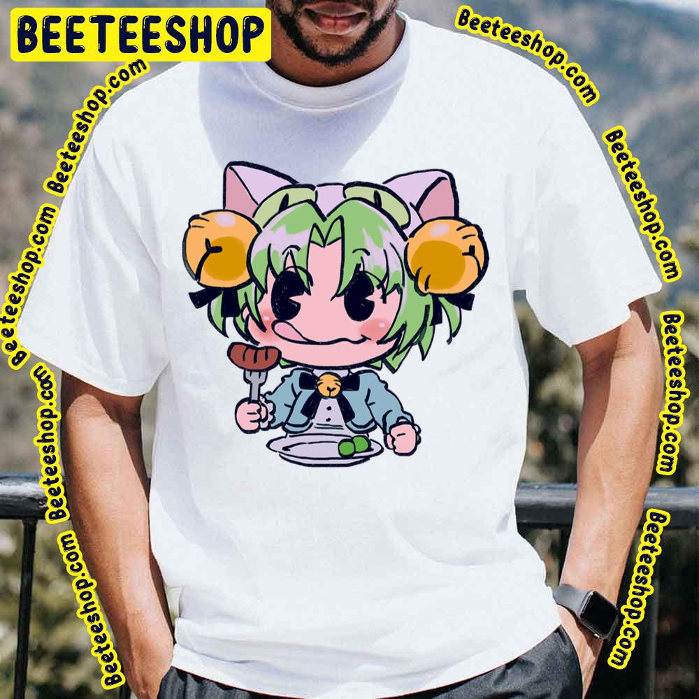 Funny Picture Of Dejiko Eating Sausage Di Gi Charat Trending Unisex T-Shirt Funny Picture Of Dejiko Eating Sausage Di Gi Charat Trending Unisex T-Shirt