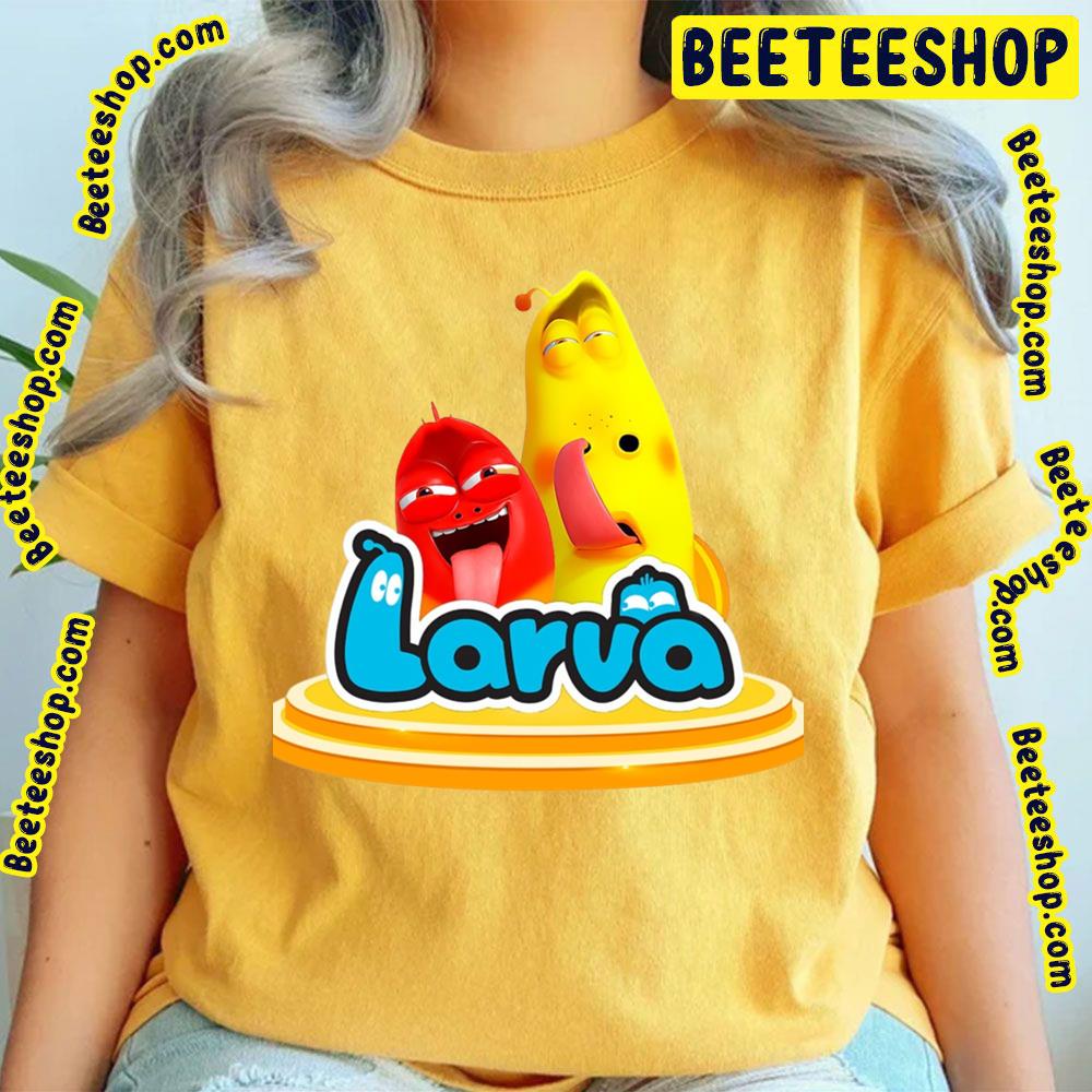 Funny Time Larva Cartoon Trending Unisex T-Shirt Funny Time Larva Cartoon Trending Unisex T-Shirt