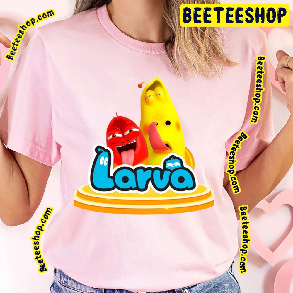 Funny Time Larva Cartoon Trending Unisex T-Shirt Funny Time Larva Cartoon Trending Unisex T-Shirt