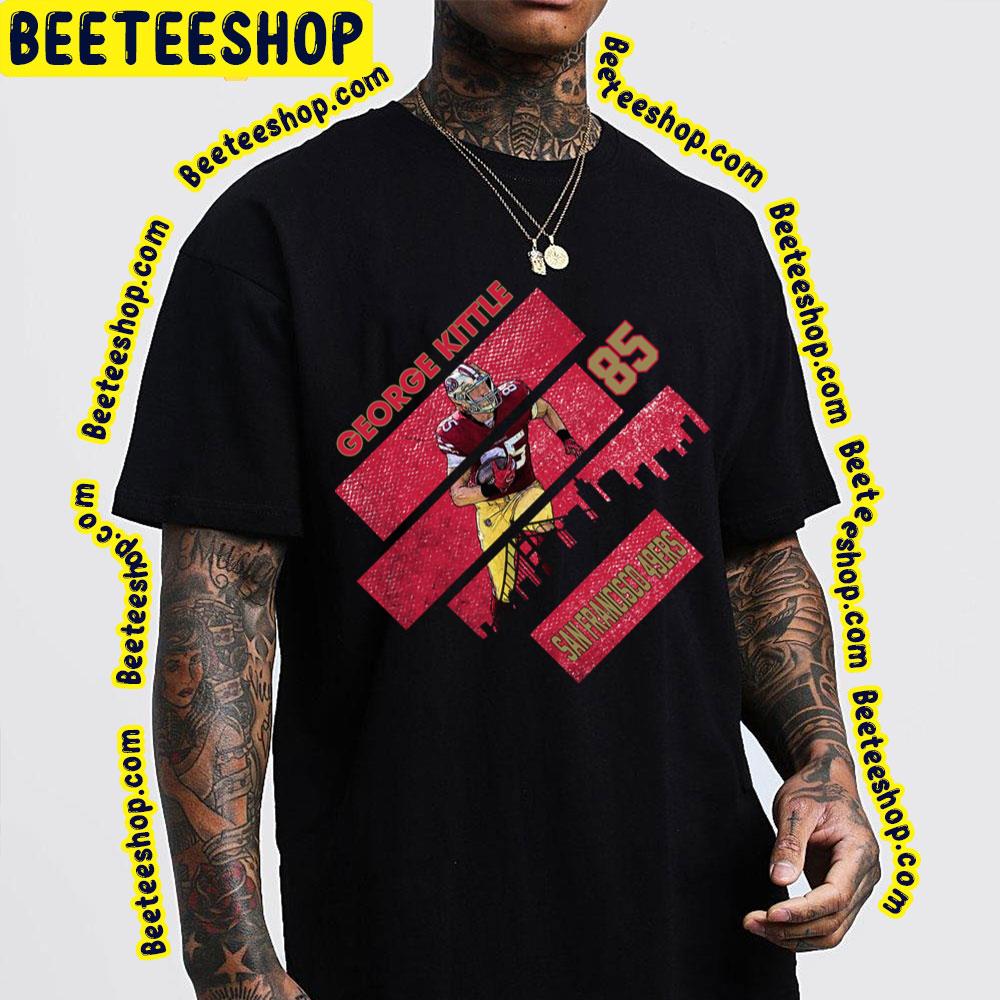 George Kittle 85 Black Red Football Trending Unisex T-Shirt George Kittle 85 Black Red Football Trending Unisex T-Shirt