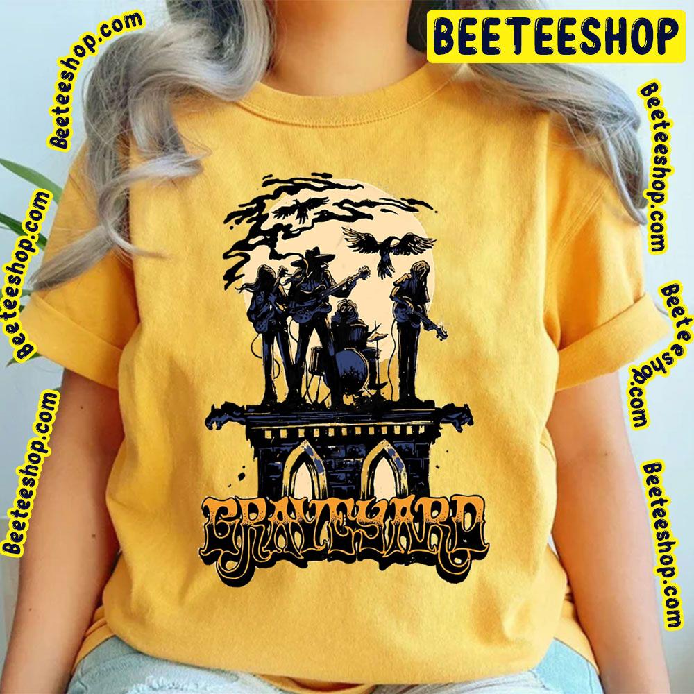 Graveyard Vintage Art Trending Unisex T-Shirt Graveyard Vintage Art Trending Unisex T-Shirt