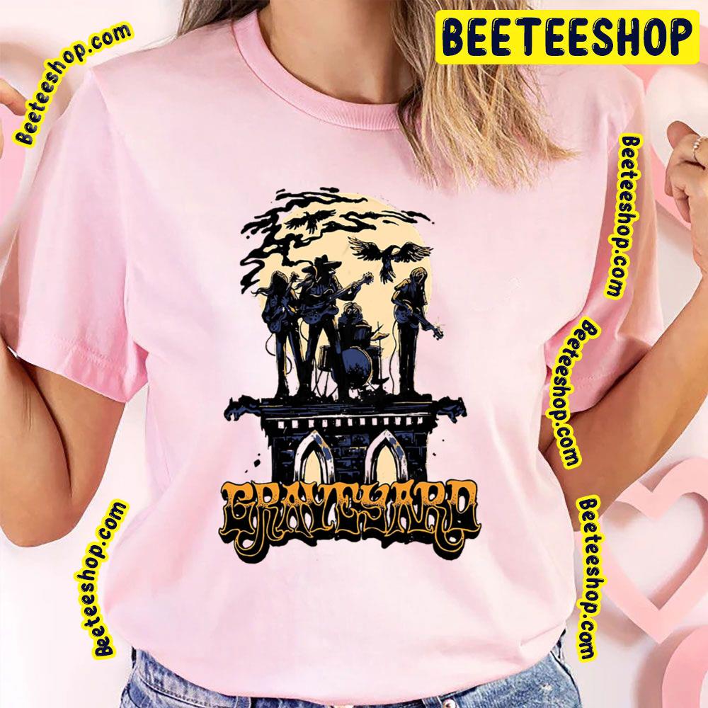 Graveyard Vintage Art Trending Unisex T-Shirt Graveyard Vintage Art Trending Unisex T-Shirt