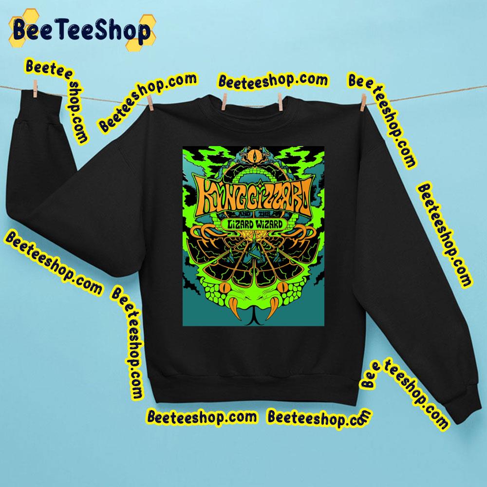 Green Snake King Gizzard And The Lizard Wizard Trending Unisex Sweatshirt Green Snake King Gizzard And The Lizard Wizard Trending Unisex Sweatshirt