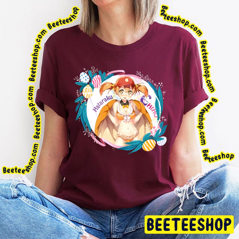 Hataraku Floral Circle Cut Frame The Devil Is A Part-Timer! Trending Unisex T-Shirt Hataraku Floral Circle Cut Frame The Devil Is A Part-Timer! Trending Unisex T-Shirt
