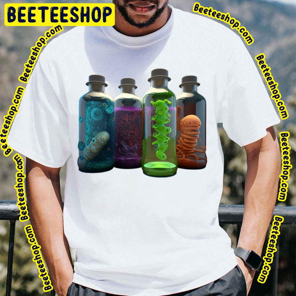 Hd Realistic Colorful Ghost & Bacteria ?t Trending Unisex T-Shirt Hd Realistic Colorful Ghost & Bacteria ?t Trending Unisex T-Shirt
