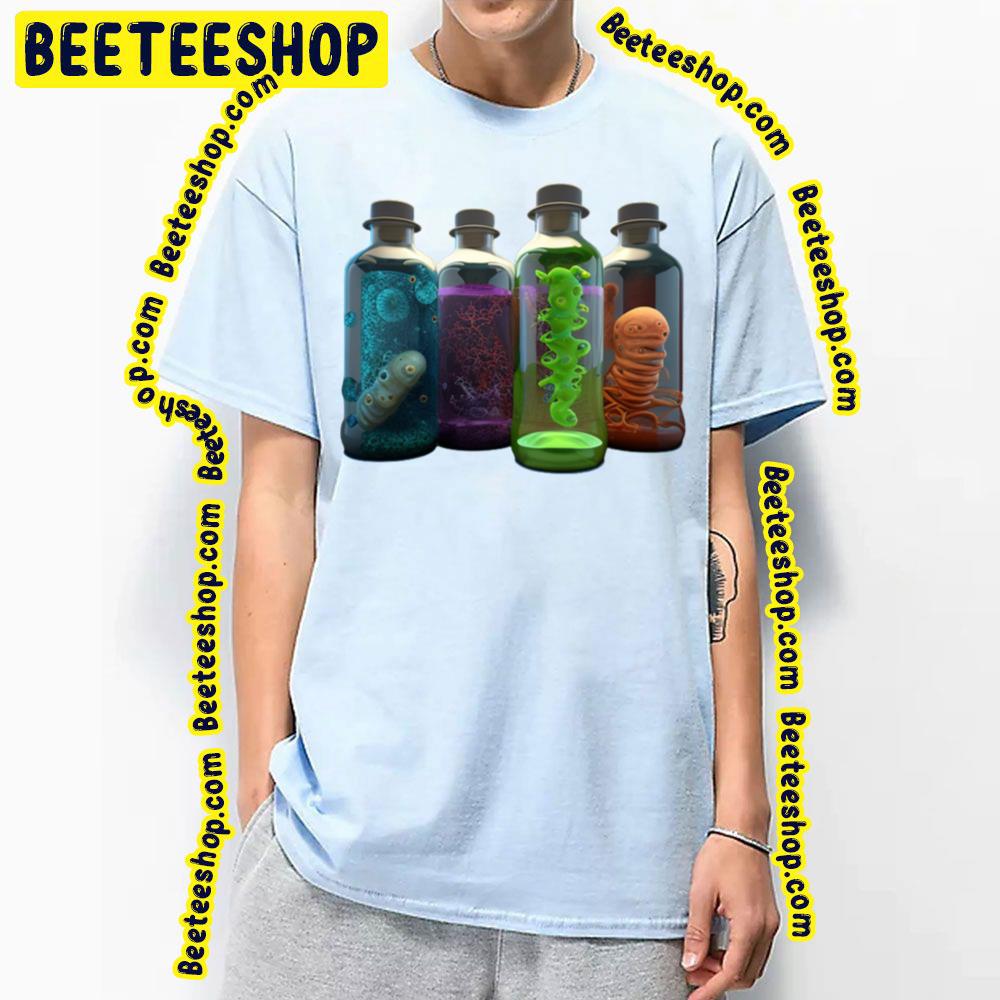 Hd Realistic Colorful Ghost & Bacteria ?t Trending Unisex T-Shirt Hd Realistic Colorful Ghost & Bacteria ?t Trending Unisex T-Shirt
