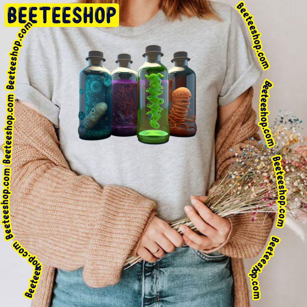 Hd Realistic Colorful Ghost & Bacteria ?t Trending Unisex T-Shirt Hd Realistic Colorful Ghost & Bacteria ?t Trending Unisex T-Shirt