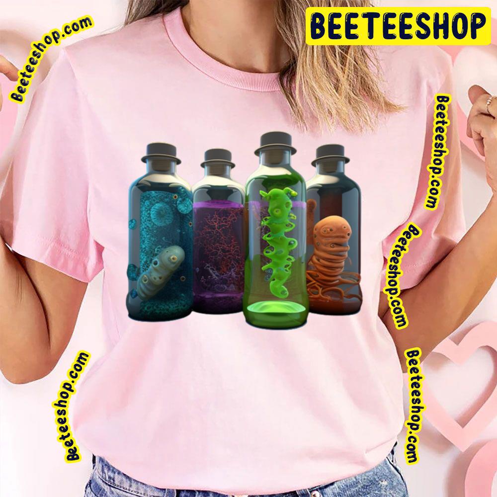 Hd Realistic Colorful Ghost & Bacteria ?t Trending Unisex T-Shirt Hd Realistic Colorful Ghost & Bacteria ?t Trending Unisex T-Shirt