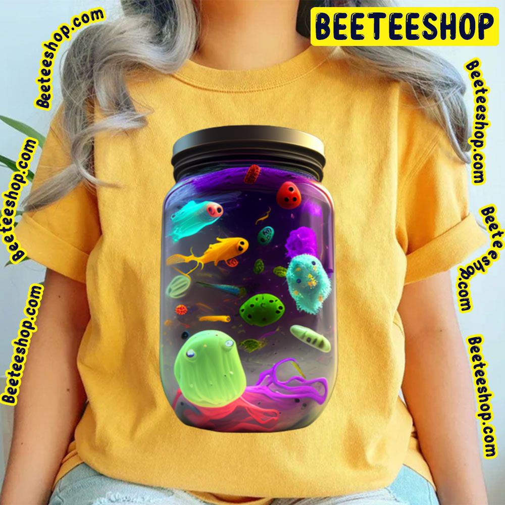 Hd Realistic Colorful Ghost & Bacteria Trending Unisex T-Shirt Hd Realistic Colorful Ghost & Bacteria Trending Unisex T-Shirt