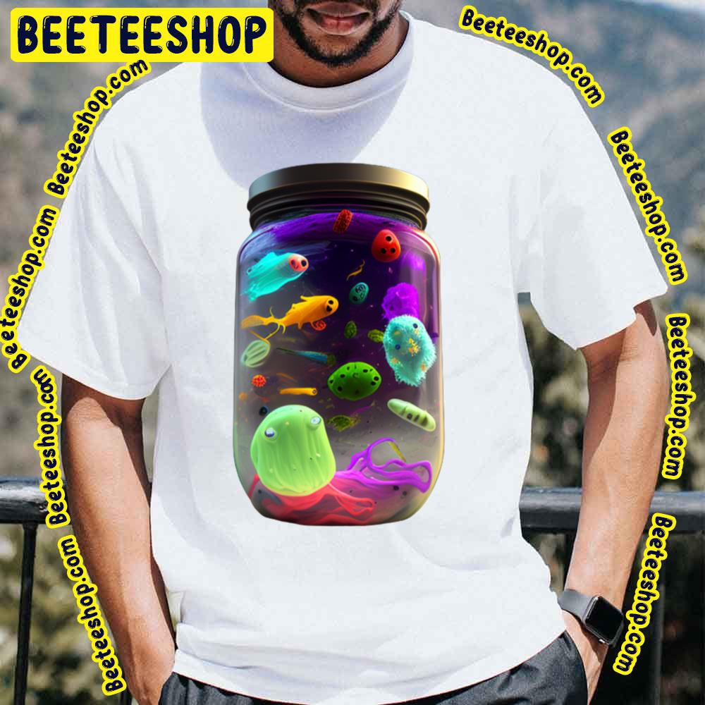 Hd Realistic Colorful Ghost & Bacteria Trending Unisex T-Shirt Hd Realistic Colorful Ghost & Bacteria Trending Unisex T-Shirt