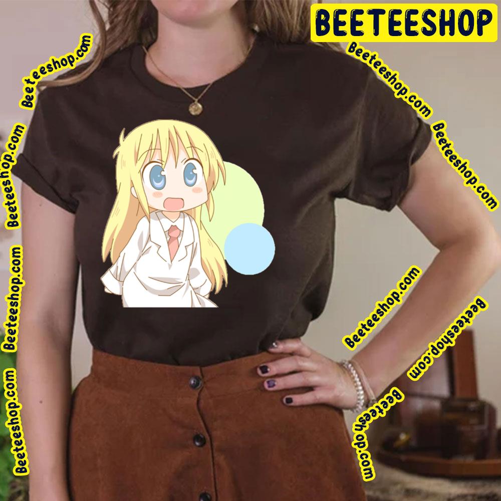 Huh Yuuko Robot Aioi Sakomoto Cat Nichijou Trending Unisex T-Shirt Huh Yuuko Robot Aioi Sakomoto Cat Nichijou Trending Unisex T-Shirt