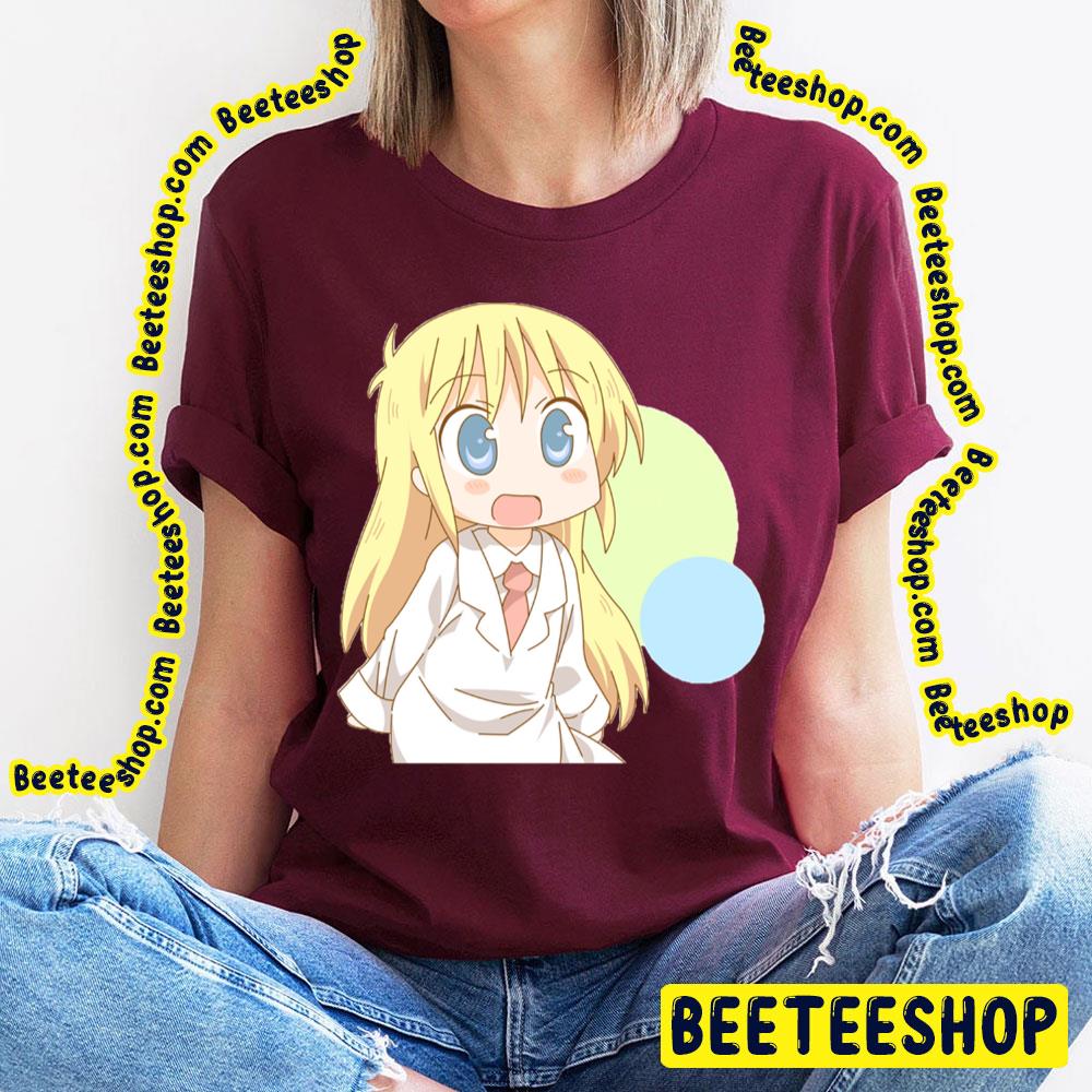 Huh Yuuko Robot Aioi Sakomoto Cat Nichijou Trending Unisex T-Shirt Huh Yuuko Robot Aioi Sakomoto Cat Nichijou Trending Unisex T-Shirt